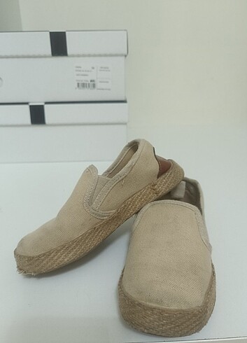 Erkek çocuk şık keten ayakkabı - Görsel 2