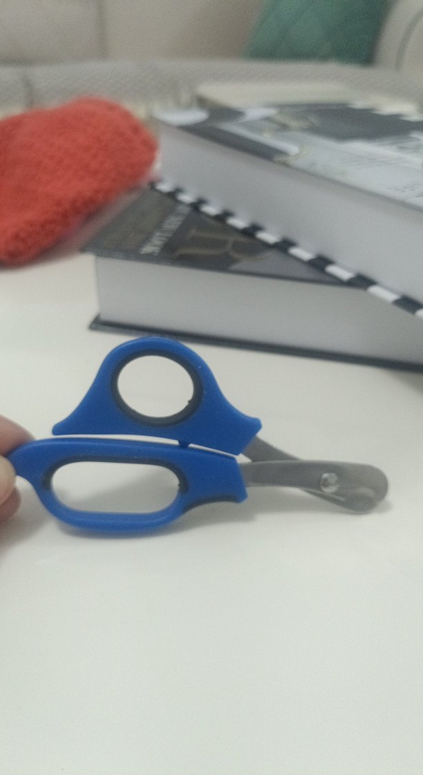 Renkli Mavi Kedi Tırnak Makası - Görsel 2