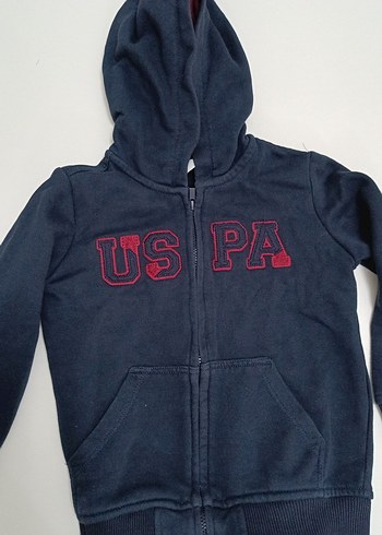 U.S Polo Assn. U.S. Polo Assn. Erkek Çocuk Kapüşonlu Sweatshirt