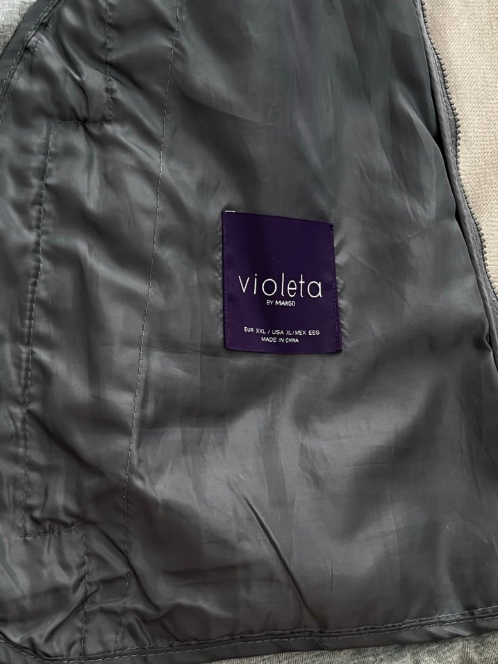 Fermuarlı Gri Kadın Şişme Yelek - Görsel 4