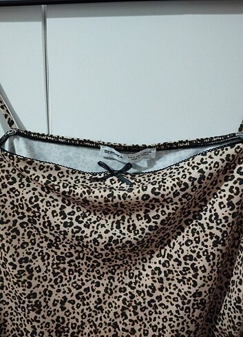 Bershka Bershka Leopar desen Crop