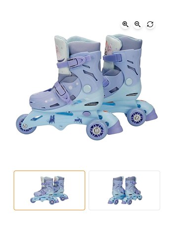 Frozen Temalı Mavi Pastel Paten 29-32 numara - Görsel 3