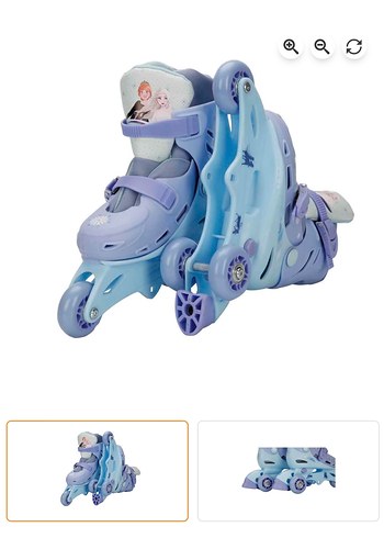 Frozen Temalı Mavi Pastel Paten 29-32 numara - Görsel 5