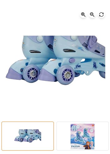 Frozen Temalı Mavi Pastel Paten 29-32 numara - Görsel 6