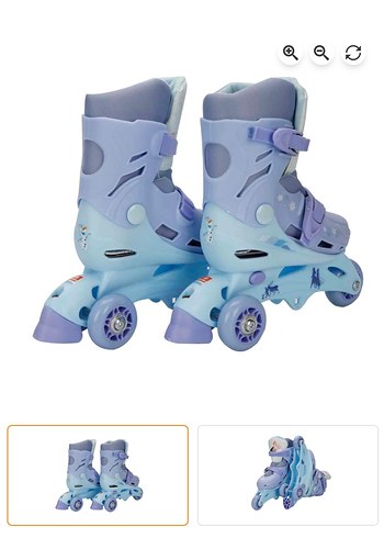 Frozen Temalı Mavi Pastel Paten 29-32 numara - Görsel 4