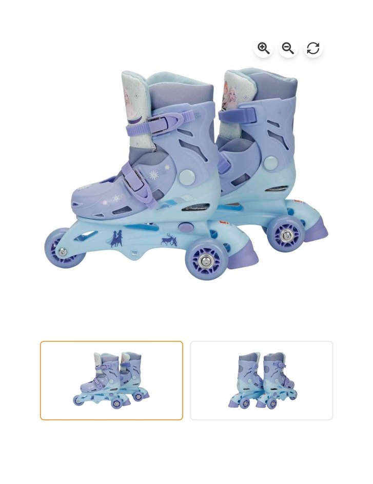 Frozen Temalı Mavi Pastel Paten 29-32 numara - Görsel 3