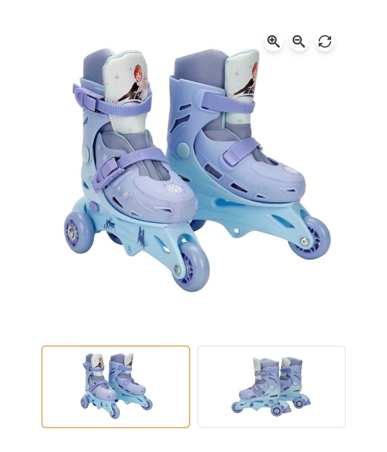 Frozen Temalı Mavi Pastel Paten 29-32 numara - Görsel 2