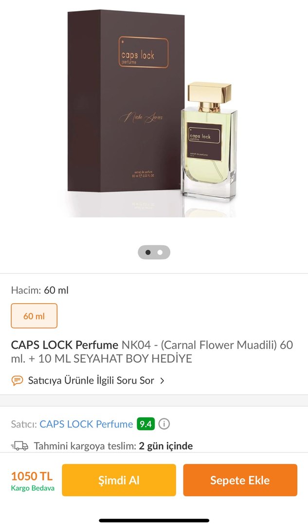 Caps lock parfum - Görsel 2