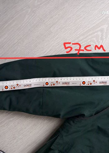 Düğmeli Koyu Yeşil Ceket/Mont - Görsel 10