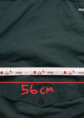 Düğmeli Koyu Yeşil Ceket/Mont - Görsel 7