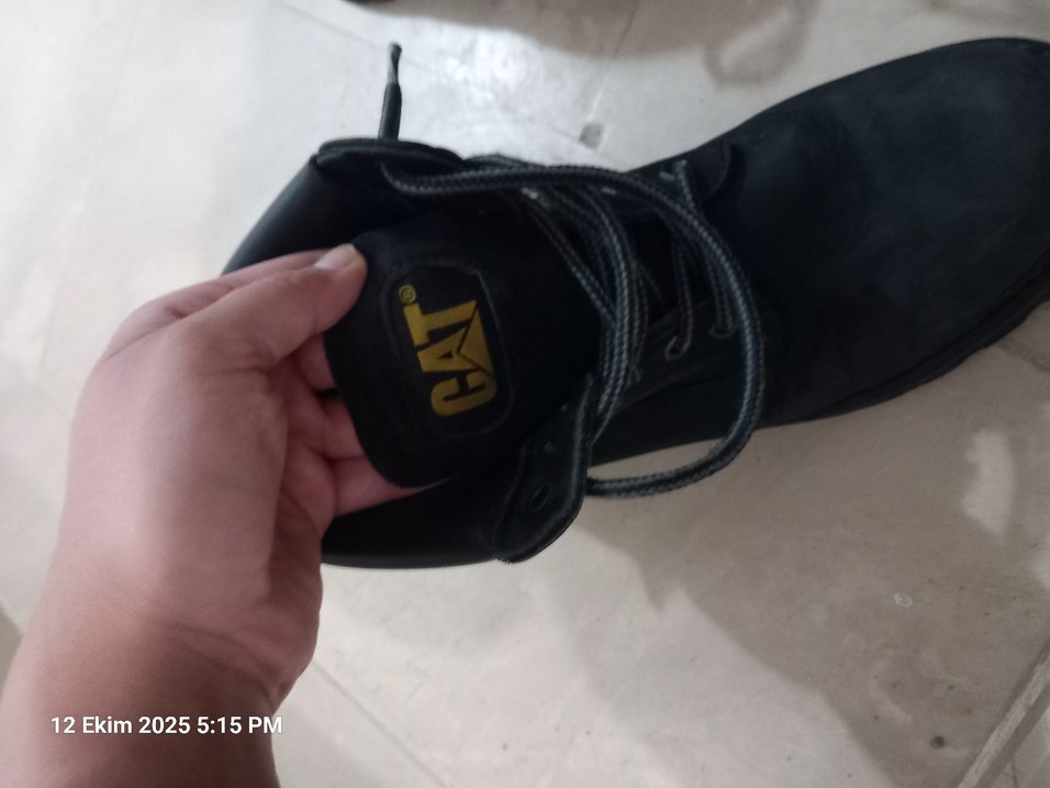 Siyah Orijinal CAT bot - Görsel 4