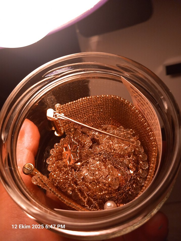 Gizemli Takı Kavanozu Gold 20 parça - Görsel 2