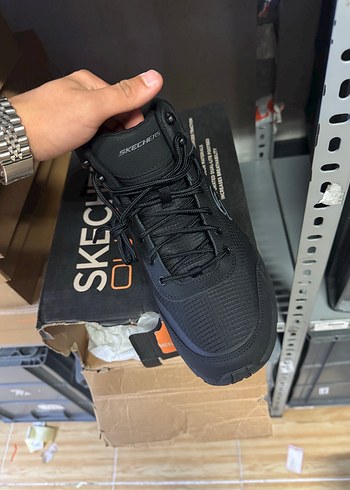 Siyah Erkek Outdoor Ayakkabı Velcro - Görsel 3