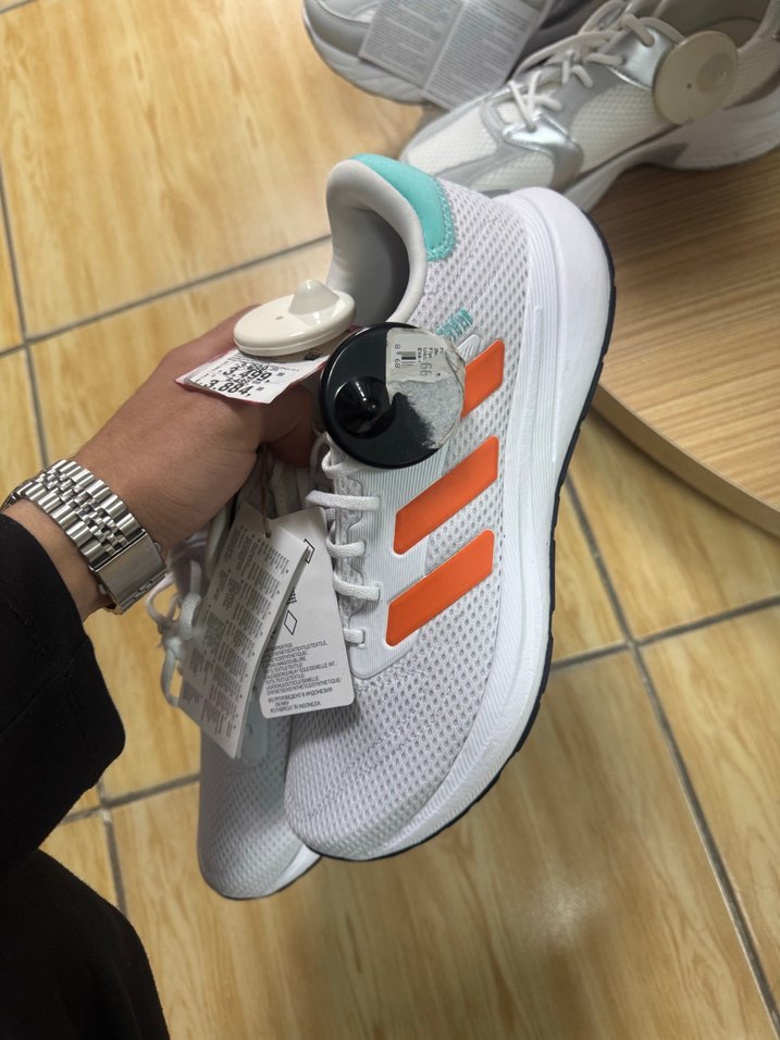 Beyaz Erkek Spor Koşu Ayakkabısı - Görsel 3