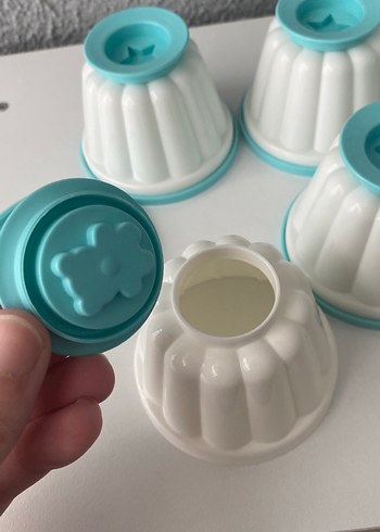 Diğer Turkuaz Pastel Plastik Kek Kalıbı Seti