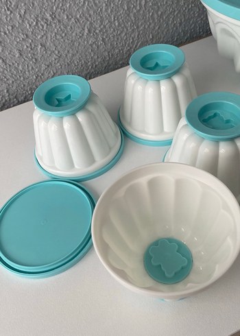 Beden Turkuaz Pastel Plastik Kek Kalıbı Seti