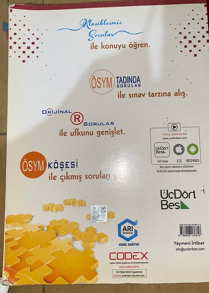 Ayt Test Kitabı - Görsel 2