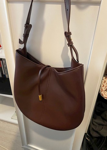 Zara bordo çanta
