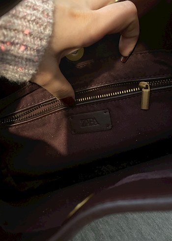 Zara Zara bordo çanta