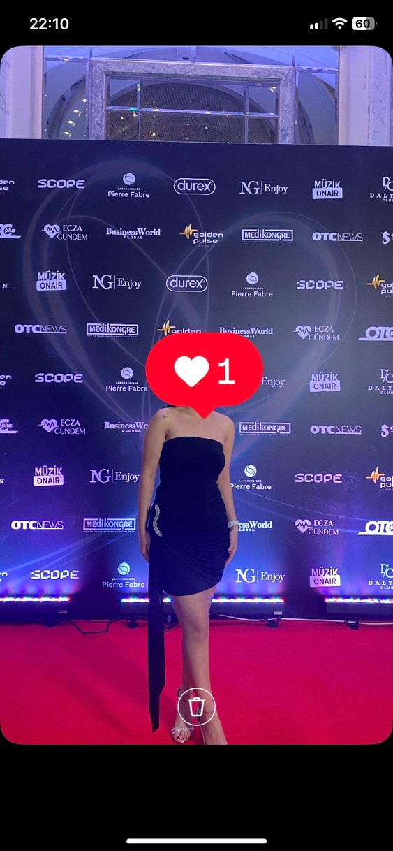 Siyah Straplez abiye Elbise - Görsel 2