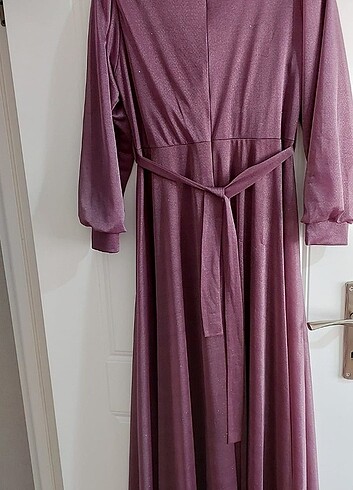 Mor tesettür abiye  - Görsel 5