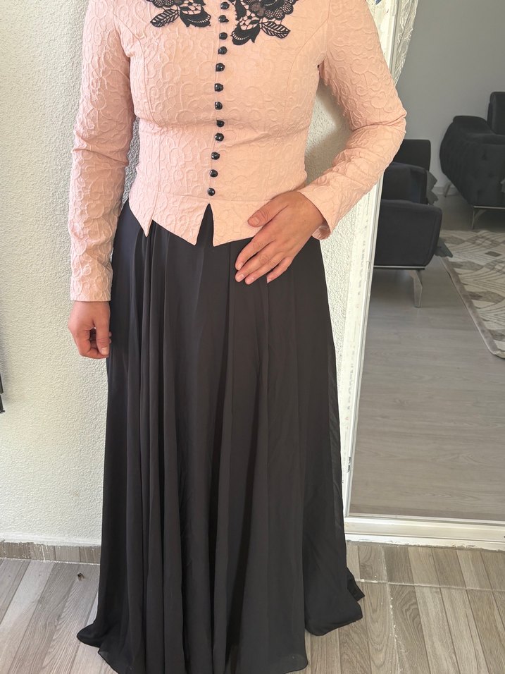 Düğmeli tesettür  Elbise - Görsel 2