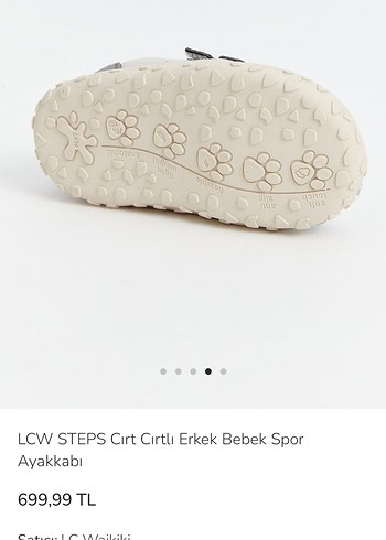 Gri Beyaz Erkek Çocuk Spor Ayakkabı Velcro - Görsel 3