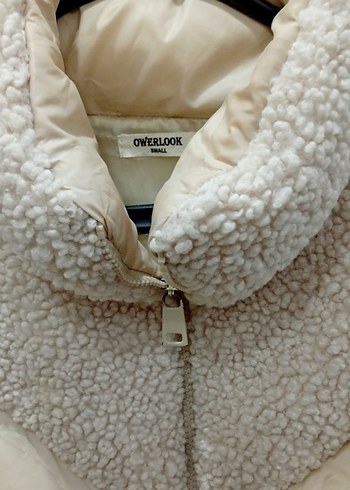 Bej Kürklü Kısa Kadın Yelek - Görsel 3