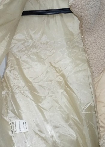 Bej Kürklü Kısa Kadın Yelek - Görsel 4