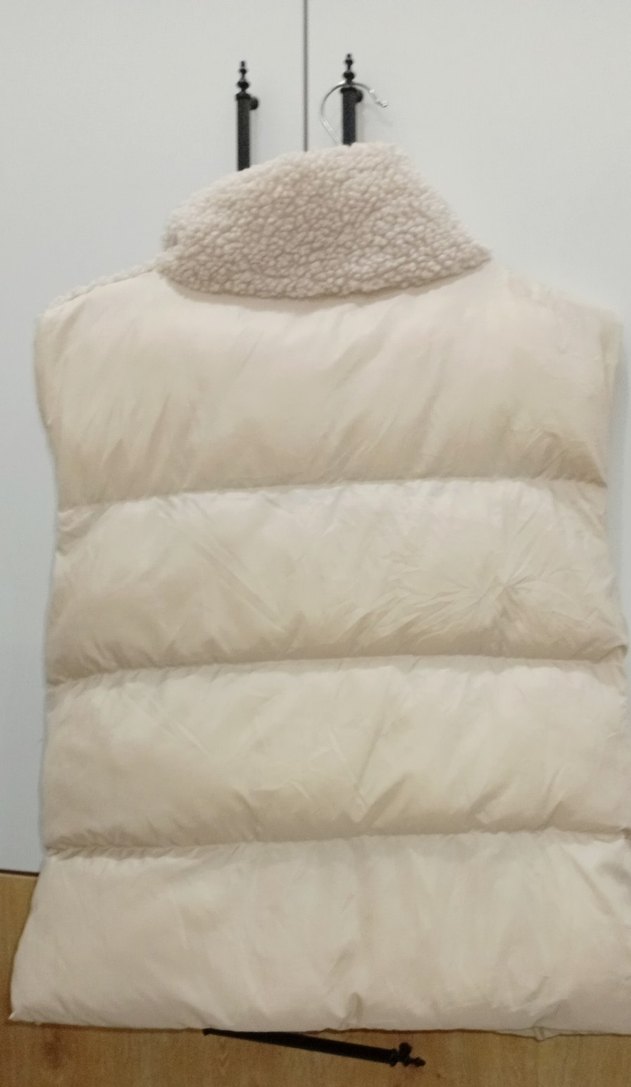 Bej Kürklü Kısa Kadın Yelek - Görsel 2