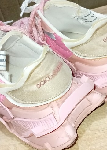 Pembe Platform Topuklu Kadın Spor Ayakkabı - Görsel 5