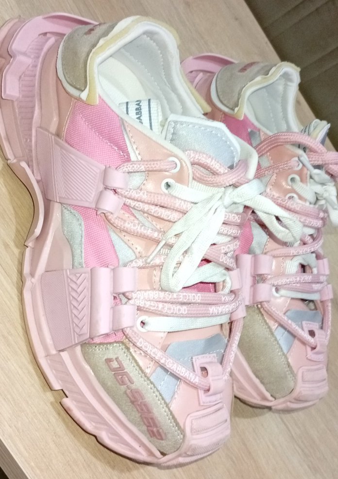 Pembe Platform Topuklu Kadın Spor Ayakkabı - Görsel 3