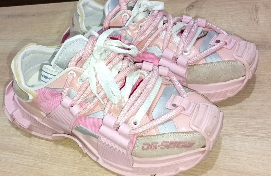 Pembe Platform Topuklu Kadın Spor Ayakkabı - Görsel 2