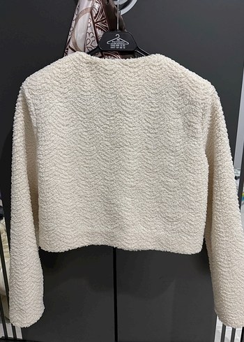 s Beden beyaz Renk H&M Yumuşak Dokulu Kadın ceket