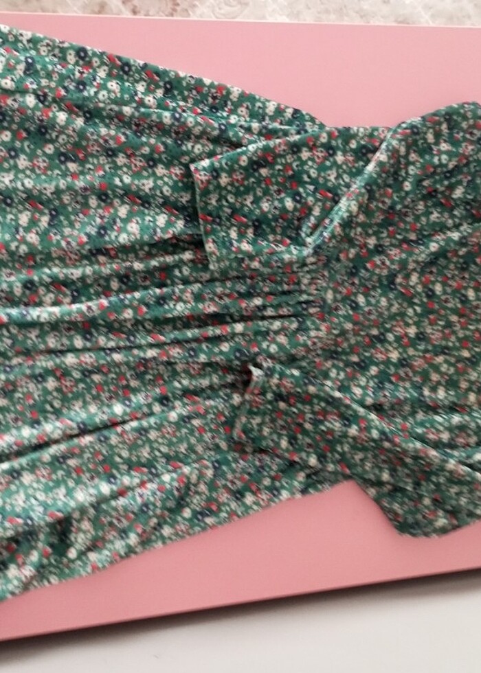 Kadıfe elbıse - Görsel 2