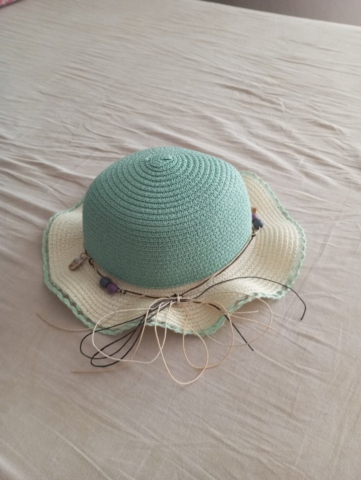 Bohem Renkli Fırfırlı Kadın Örgü Şapka - Görsel 2