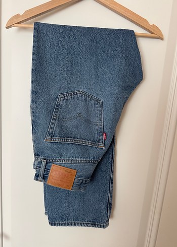 Levis Dugmeli Mavi Regular Fit Kadin Kot Pantolon