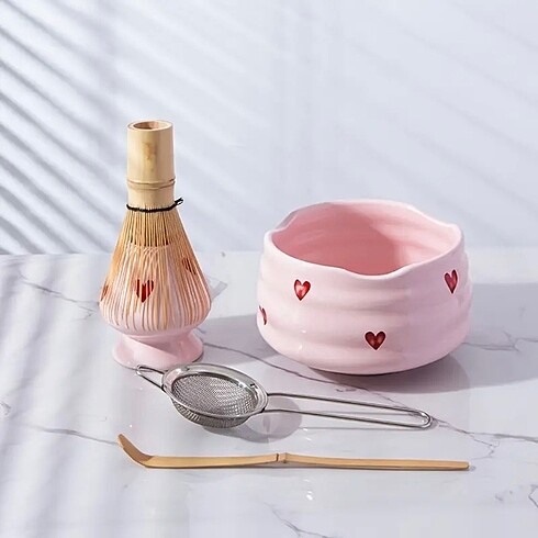 5?li kalpli matcha whisk set