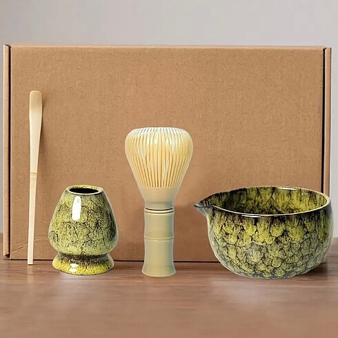 4?lü matcha whisk set