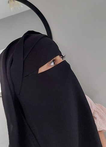 xl Beden siyah Renk Gölgeli peçe