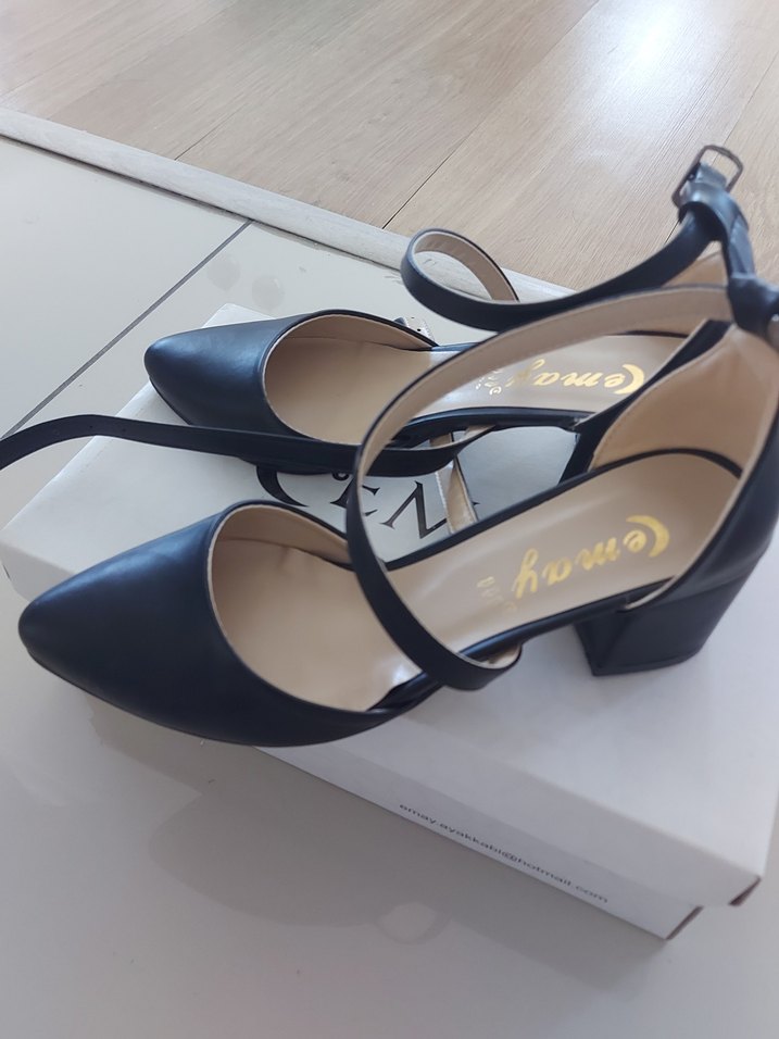 Kadın Siyah,yeni kutusunda Topuklu Ayakkabı - Görsel 3