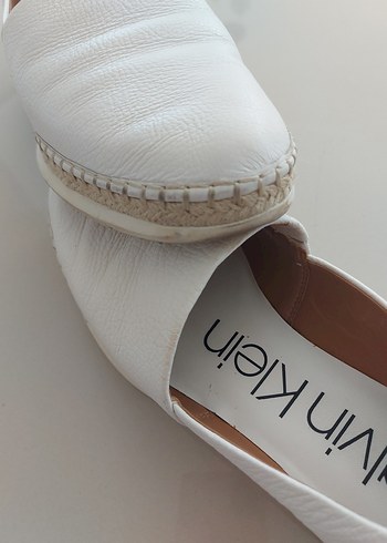 Calvin klein Beyaz Kadın Dolgu Topuk Espadril - Görsel 5