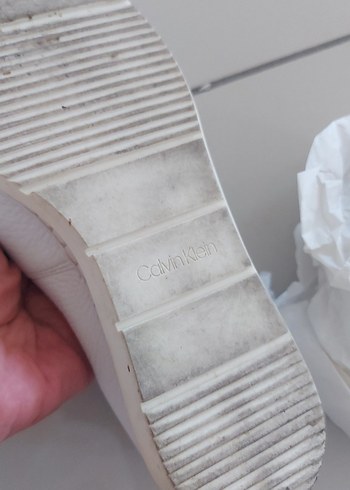 Calvin klein Beyaz Kadın Dolgu Topuk Espadril - Görsel 7
