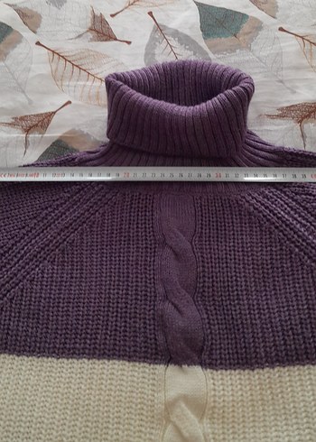 Boğazlı Triko Kadın Kazak - Görsel 4