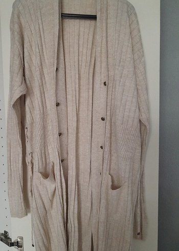 Bej Uzun Hırka - Görsel 2