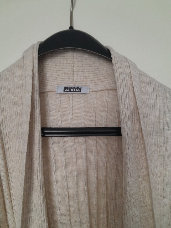 Bej Uzun Hırka - Görsel 3