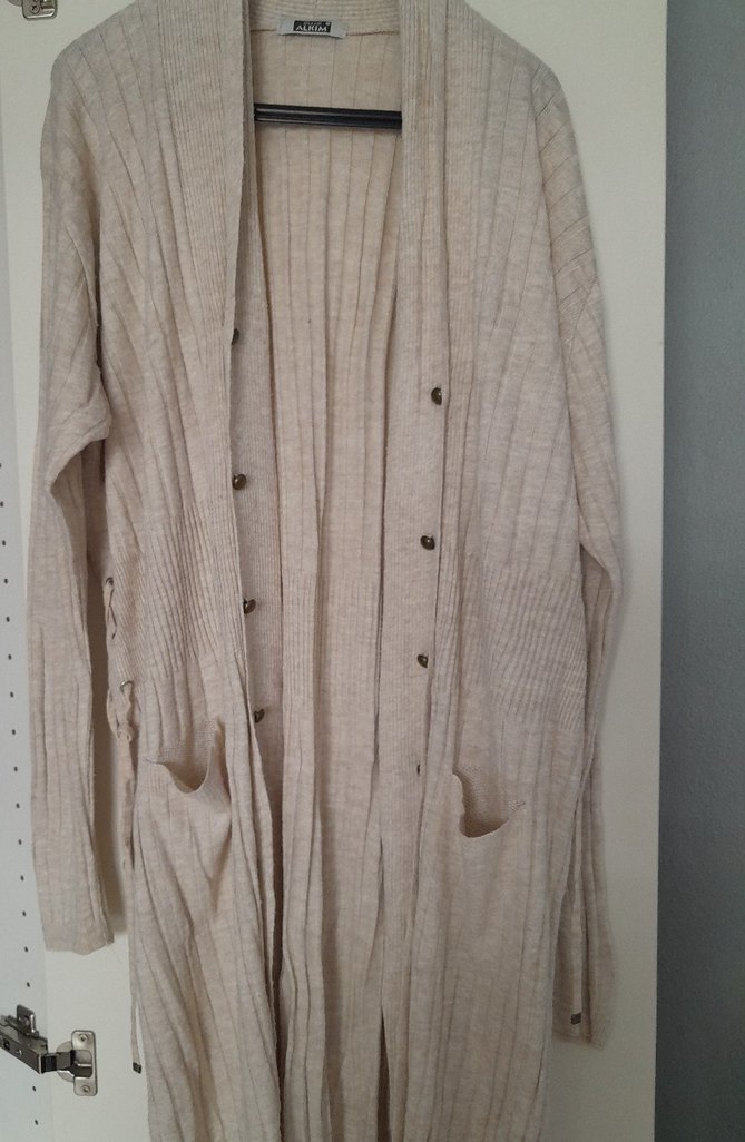 Bej Uzun Hırka - Görsel 2