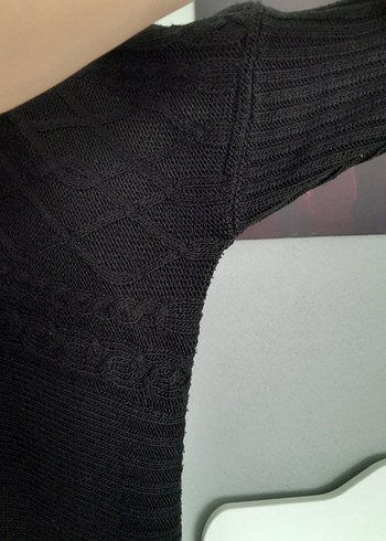 Uzun Örgü Kadın Elbise - Görsel 3