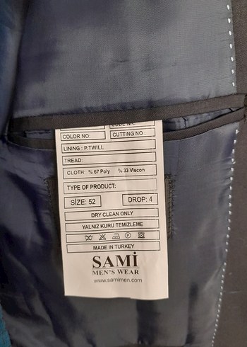 Erkek Takım Elbise Ceketi - Görsel 6