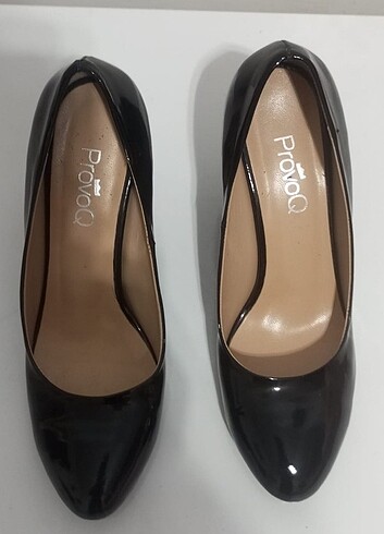 ProvoQ Siyah Dolgu Topuk Terlik - Görsel 2